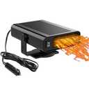 12 Volt Car Heater, 150W Portable Heater for Car Defroster, Car Heater that Plugs into Cigarette Lighter