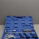 Rear Axle Bearing Puller Tool Kit, 8pcs Set Rear Axle Bearing Puller Bearing Remover Set with Slide Hammer Service Repair Kit with Carrying Case