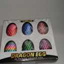 Rapean 8" 3D Printed Dragon Eggs, Easter Basket Stuffers for Kids and Teens, Unique Easter Toys & Decor for Children, Mysterious Dragon Toys Gifts for Boys & Girls (6 Pack)