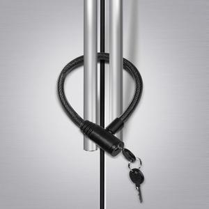 Fridge Lock, Childproof Refrigerator Lock with Keys for French Door Fridge and Cabinet (1 Pack)