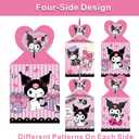ARHAVI 12pcs Kuromi Party Favor Gift Boxes, My Melody and Kuromi Birthday Party Supplies for Kawaii Party Decorations