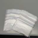 100 PCS White Small Gift Bags, 6"x8" Party Favor Goodie Bags, Treat Retail Pouches with Handle for Kids Birthday, Christmas, Small Businesses