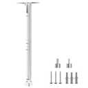 Suptek 49inch Extended Mini Projector Ceiling Mount Adjustable Wall Mount with Thread Adapters for Projector DVR Camera (PR05LMINIW) White