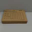 Kitsure Extra Large Bamboo Silverware Organizer - Expandable Drawer Organizer for Utensil, Cutlery and Flatware, Kitchen Storage Solution with 6 to 8 Slots, Natural, 19.7"  15.4"  2.0"