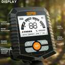 SUNPOW Metal Detector for Adults & Kids Easy to Use & Assemble, Lightweight & Fun for Family Activities Waterproof 8" Coil, 4 Modes, Bigger LCD Great Value Metal Detector Kit, MD13