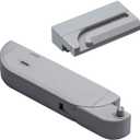 KURIKI Anti Slam Soft Close for Doors  99 lbs Load (Left-Hand (Gray))