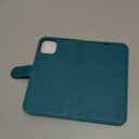 TUCCH Wallet Case for iPhone 14 6.1", Magnetic PU Leather Stand Flip Cover with 4 Card Slots [RFID Blocking] Folio [TPU Shockproof Interior Case] Compatible with iPhone 14 6.1-inch, Cyan