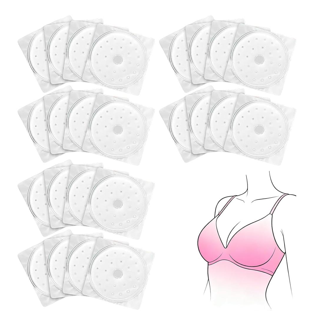 Breast Patches - Natural Lift Support, Solution Designed Specifically for Women 40+ (*6 Cherry Glam, 12 Week Supply, 24 Pieces)