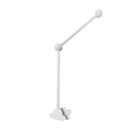 Accfore Baby Crib Mobile Arm, 27.2 Inches Wooden Baby Mobile Hanger for Crib, Adjustable Mobile Arm for Crib Cot Bed Bassinet Wind Chimes Bed Bell Nursery Cloud Design (White)