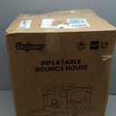 White Bounce House with Slide, Inflatable Bouncy House for Kids 3-12 w/Ball Pit, Outdoor & Indoor, Bounce Area 8'x8', Capacity 400 lb