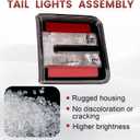 Tail Lights Inner Assembly Compatible with 2013-2016 GMC Acadia 2017 Acadia Limited,Right Passenger Side Rear Light Taillights Replacement # 23267345