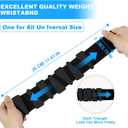 Wrist Weights Set of 2, Adjustable Silicone Workout Weights for Women and Men, Wearable Ankle/Wrist Weights Suitable for Yoga, Dance, Pilates, Pool Exercises and Jogging, 2lb