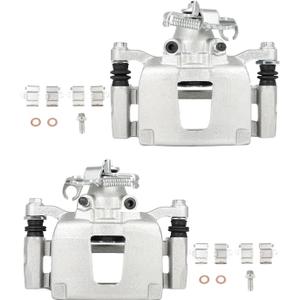 cciyu Rear Left & Right Brake Calipers Assembly w/Bracket 18B5399 18B5398 For Chrysler For Town & Country,For Dodge For Grand Caravan,For Ram For C/V,For Volkswagen For Routan