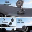 Car Phone Holder Compatible with Magsafe [60+LBS Strongest Suction & 2800gf Magnetic] 360 Adjustable Car Phone Mount, Phone Holders for Your Car for iPhone 17 Pro Max 16 15 14 13 12 Air Plus