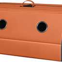 HOLDCY Car Trunk Organizer - Waterproof & Easy to Clean – Expand Your Storage Space - Adjustable Compartments and Foldable Trunk Organizer Fits Cars, SUVs, Trucks (Orange, 25.98'' x 13.77'' x 13.77'')