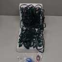 Minetom C7 Christmas Lights Outdoor 50 Feet Multicolor Christmas String Lights Green Wire for Room Roofline House Garden Patio Backyard Cafe Party Xmas Home Decorations, 50 Clear Bulbs