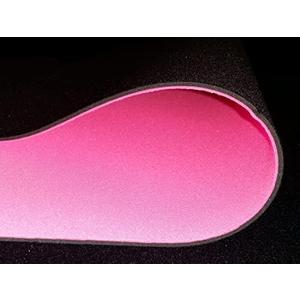 2mm Pink Neoprene Fabric, Scuba Wetsuit Material, Fabric for Sewing, Thin Foam Rubber Sheets (Pink, 1' x 2')