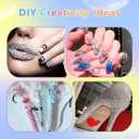 40 Colors Jelly Rhinestones for Bedazzling, 3mm 32000Pcs Multicolor Resin Flatback Gems for Diamond Art, Bedazzler Kit with 3Pcs 10ml B7000 Jewelry Glue for Crafting Book Shoes Nail Art