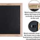 CORE ART Diploma Frame Display 11x14 Documents with Mat or 15x18 Pictures without Mat, Real Wood Wall Frame with Tempered Glass(Chocolate Brown), 15x18 for 11x14