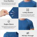 BALENNZ Workout Shirts for Men Short Sleeve Mens Athletic T-Shirts 5BS