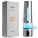 Hydrogen Water Bottle Generator - Up to 8100 PPB | Certified H2 Generator-Portable Alkaline Water Pitcher | 3 Hydrogen Modes| Platinum-Iridium Catalyst | Healthy Gift 