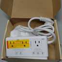 220V to 110V Voltage Converter, TESSAN Universal Travel Adapter with 4 USB Charger (1 USB C), 3 AC Sockets and EU/UK/AU/IT Plug Power Adaptor, Step Down Transformer Outlet Converters for International