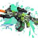 Electric Gel Splat Blaster, Manual and Automatic Splatter Blaster, Green