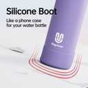 Insulated Magnetic Water Bottle - Reusable Stainless Steel Bottle with MagSafe Compatible Phone Holder - Keeps Cold for 24 Hours - Perfect for Gym, Sports, and Travel - Lavender 32oz