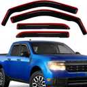 in-Channel Window Rain Guards for Ford Maverick 2022 2023 2024 2025 2026 Extra Durable Window Deflector Vent for Maverick 2025-2022 Front and Rear Window Visor Truck Vent Shades Accessories-4 PCS
