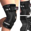 NEENCA Professional Knee Brace for Knee Pain, Adjustable Hinged Knee Support with Removable Side Stabilizers, Strong Stability for Joint Pain Relief, Arthritis, Meniscus Tear, ACL, PCL, Runner, Sports
