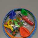 Jasonwell Pool Toys Diving Rings - 28PCS Swim Thru Rings Pool Game Diving Toys with Dive Ring Underwater Treasures Torpedo Bandits Fish Toy Fun Water Swimming Toy for Boys Girls Kids Teens Adults (Green&orange&blue)