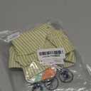 HAPPYMA Baby Swimsuit Toddler Girl Bathing Suit Summer Stripe Bikini Set Beach Two Piece Swim Wear (3-4T, Yellow)