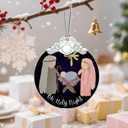 Nativity Ornament | Nativity Scene | Christmas Ornament | Christmas Decoration | Holiday Decor | Religious Gifts | Christian Gifts | Gift Exchange | Gift Idea - Pattern A