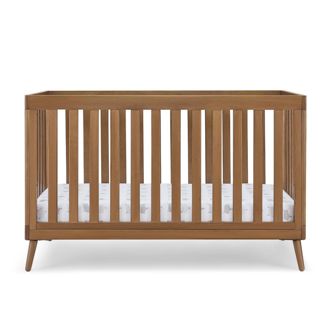 Delta Children Essex 4-in-1 Convertible Crib - Greenguard Gold Certified, Chestnut