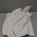 Tankaneo Womens Scoop Neck Blazer Vest Summer Linen Sleeveless Fitted Waistcoat Work Casual Cotton Suit Tops, XS