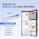 2026 Upgraded DA63-08646A Refrigerator Door Shelf Bin for Samsung Refrigerator, RT21M6213SR RT21M6215SR RT21M6215WW RT21M6213SG RT21M6213WW, Replaces AP6241329 PS12082571 EAP12082571