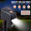 VEVOR Electric Trailer Jack, Power Tongue Jack Weight Capacity 4000 lbs, 9.84"-33.85" Electric Tongue Jack with Waterproof Cover for Lifting RV Trailer, Horse Trailer, Utility Trailer, Yacht Trailer