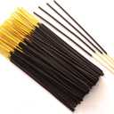 Incense Sticks - Ylang Ylang, Jasmine and Amber Artisan Blend - Hand-Dipped Premium Quality Natural Incense Sticks - 75 Grams - 50+ Sticks - Uplifting, Stress-Relief, Relaxation