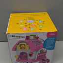 Toys for 1+ Year Old Girls - Montessori 8-in-1 Musical Activity House Toys with Lights, Sounds & Bilingual EN/ES Learning, First Birthday & Xmas Gifts for 1 2 3 Year Old Girl (Rose)