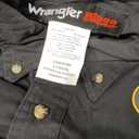 Wrangler Riggs Workwear Men's Logger Twill Long Sleeve Workshirt (Large, Black)