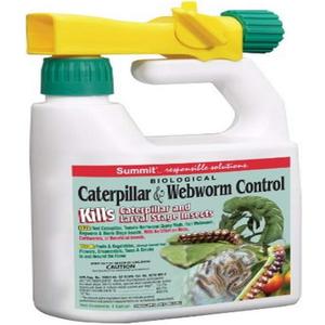 SUMMIT 021-6 Caterpillar and Webworm Control-Hose End For Insects, 1-, Quart, White