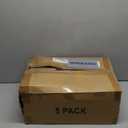 5 Pack Stackable Closet Storage Basket - Stackable Storage Bins, Multifunctional & Foldable Closet Organizer Waterproof, Wardrobe Cupboard Space-Saving Hat Storage Drawer Organizer, White