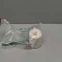 Mkono Plush Lined Eyeglasses Holder Protective Glasses Holder Stand Case Anti-scratch Glasses Storage Organizer for Table, Desk, Nightstand, Office, Ivory, One Size