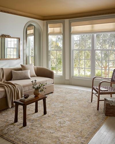 Loloi Magnolia Home by Joanna Gaines Pace Collection PAC-07 Sunset/Stone 7'-10" x 10' Area Rug