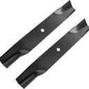 AM137324 Lawn Mower High Lift Blade, Compatible with John Dee re 38 Inch Deck 116H LX172 LX176 LT150 STX38 GT242 Sabre 1538H Lawn Tractors, Replace AM141041, 2 Blades