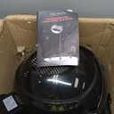 TASALON Ionic Hooded Hair Dryer - 1875W Bonnet Dryer with 3 Temperature Settings - Portable Standing Dryer for Home and Salon (Black)