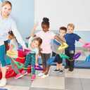 Woanger Shapes Walking Rope for Preschool Walking Rings for Toddlers 10 Colorful Handles Leash for Toddler Class Line Rope 165'' Long Keep Children Calm and Line Classroom Supplies