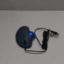 Wired Trackball Mouse with RGB Lighting, Ergonomic Thumb Control to Reduce Muscle Strain, 5 Adjustable DPI, Dual USB-C & USB-A Connectivity, Compatible with PC, Laptop, Mac, Windows-Blue