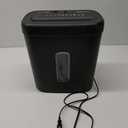 Amazon Basics 8-Sheet Cross Cut Paper Shredder and Credit Card Shredder - Black