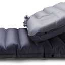ZOOOBELIVES Extra Thickness Inflatable Sleeping Pad with Built-in Pump, Most Comfortable Camping Mattress for Backpacking, Car Traveling and Hiking, Compact and Lightweight - Airlive2000 (Nightshadow Gray) 74"L x 24.4"W x 4"Th